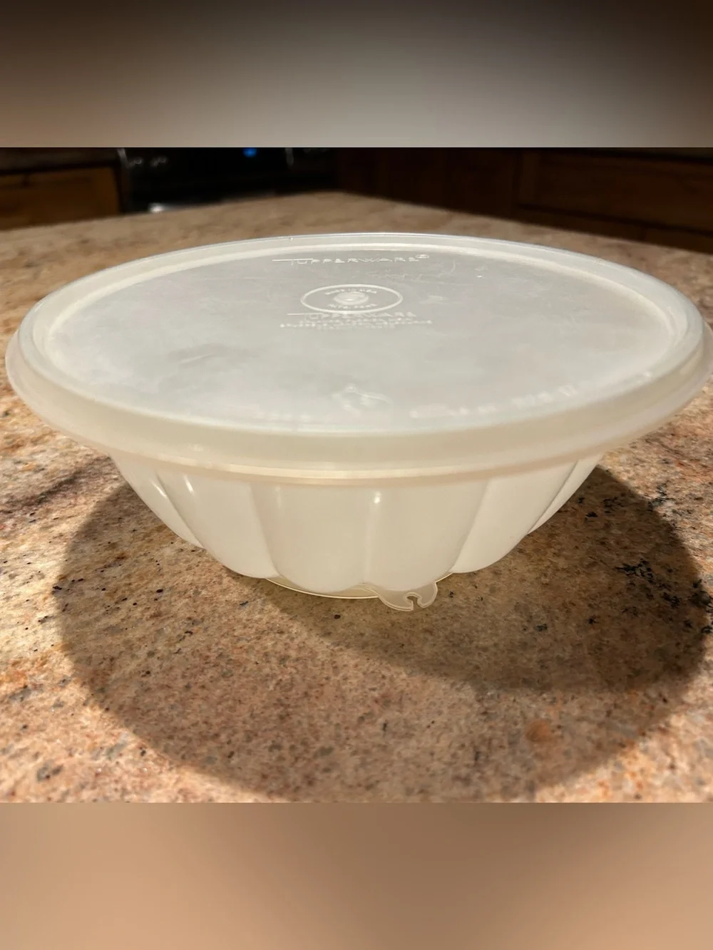 Tupperware Jel-N- Serve Set Mold 616-2/Seal Lid 229-17 /Insert 633-4 Made in USA